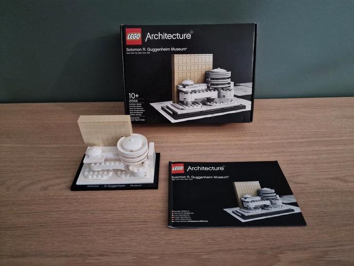 Lego Architecture 21004 Solomon R. Guggenheim Museum, Kinderen en Baby's, Speelgoed | Duplo en Lego, Zo goed als nieuw, Lego, Complete set