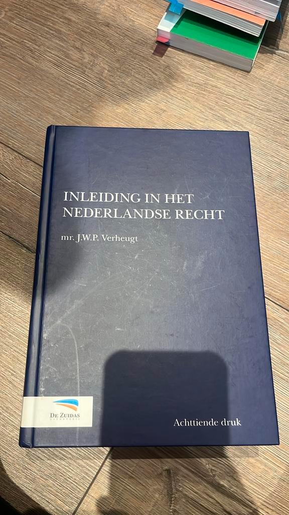 J.W.P. Verheugt - Inleiding in het Nederlandse recht, Boeken, Wetenschap, Zo goed als nieuw, Ophalen of Verzenden