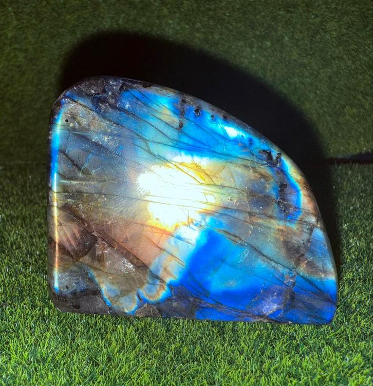 Magische Labradoriet - Blauw, Goud & Geel, Sieraden, Tassen en Uiterlijk, Edelstenen, Nieuw, Ophalen of Verzenden