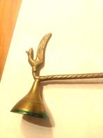 Vintage Kaarsdover  met Vogelfiguur, Antiek en Kunst, Ophalen of Verzenden, Koper of Brons