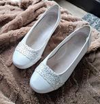 Witte Bruidsschoenen - Maat 39, Wit, Ballerina's, Ophalen of Verzenden, Onbekend