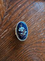 Emaille Doosje met Bloemmotief, Ophalen of Verzenden, Overige materialen, Overige typen