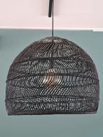 Zwarte gevlochten hanglamp - Maisons du Monde, Overige materialen, 50 tot 75 cm, Bohemian, Ophalen of Verzenden