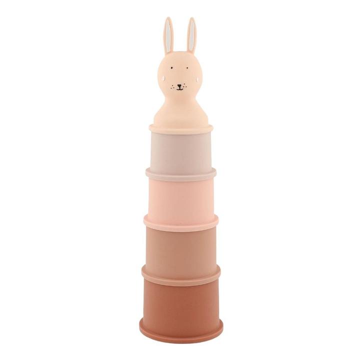 Trixie stapelbekers Mrs. Rabbit, Kinderen en Baby's, Speelgoed | Babyspeelgoed, Nieuw, Overige typen, Ophalen of Verzenden