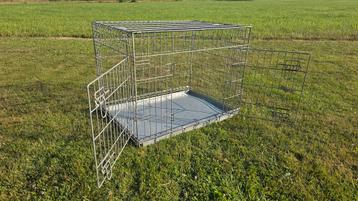 Metalen hondenbench – 78 x 55 x 61 cm – opvouwbaar
 beschikbaar voor biedingen