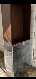 Ikea Billy Kast met Glazen Deuren - Bruin, Ophalen of Verzenden