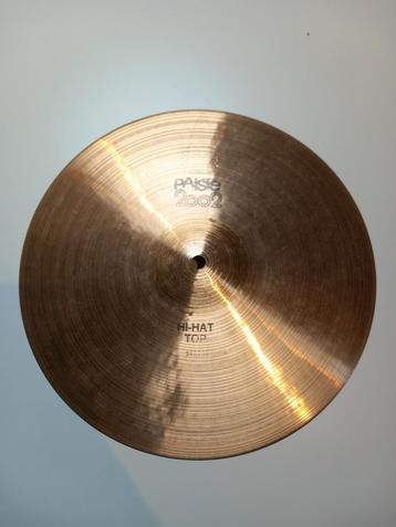 70s Paiste 14" 2002 black logo Hi-hat   beschikbaar voor biedingen