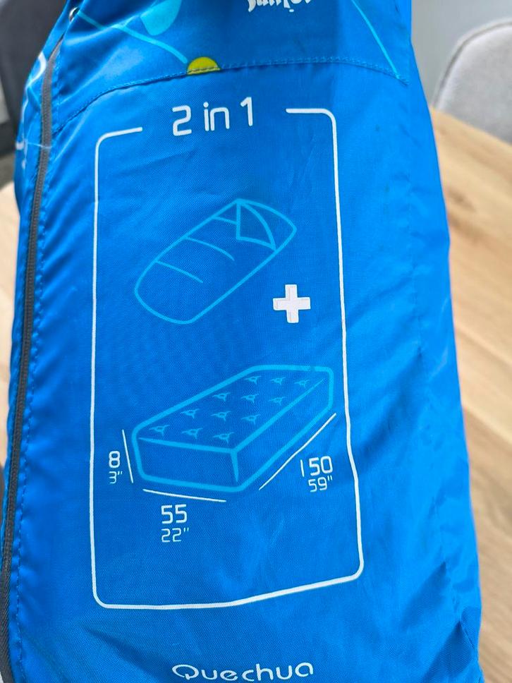 Luchtbed met dekbed voor kinderen - netjes!, Caravans en Kamperen, Slaapzakken, Ophalen of Verzenden