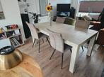 Eettafel plus stoelen, Ophalen, Gebruikt, 200 cm of meer, 50 tot 100 cm