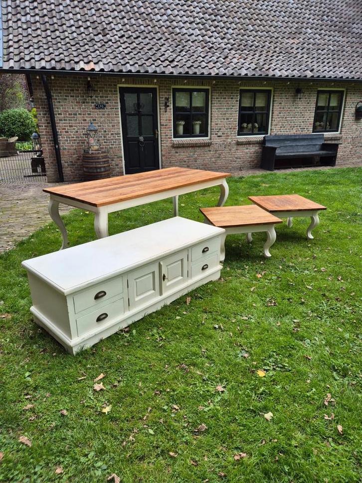 Salontafels, Huis en Inrichting, Tafels | Salontafels, Gebruikt, Minder dan 50 cm, 50 tot 100 cm, 50 tot 100 cm, Vierkant, Teakhout