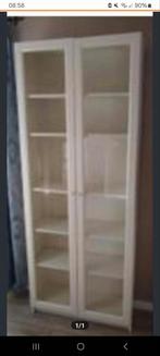 Vitrinekast / Boekenkast met glazen deuren, Ophalen of Verzenden, 25 tot 50 cm, 150 tot 200 cm