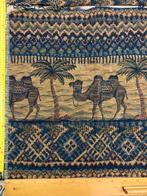 Chenille stof met kameel en palmbomen patroon, Ophalen of Verzenden