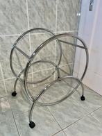 Vintage Chroom Space age Bijzettafel Bar cart, Ophalen, Minder dan 55 cm, Unknown, Zo goed als nieuw