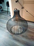 Moderne hanglamp met metalen frame, Ophalen, 50 tot 75 cm, Zo goed als nieuw, Metaal
