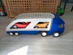 Little tikes vrachtauto met twee losse auto's., Ophalen of Verzenden, Zo goed als nieuw