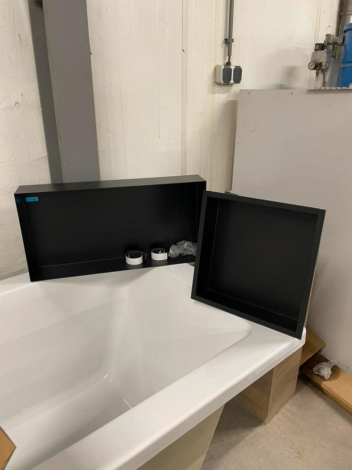 Badkamer Inbouwnis Zwart diverse maten!, Huis en Inrichting, Badkamer | Badkamermeubels, Nieuw, Overige typen, Minder dan 100 cm