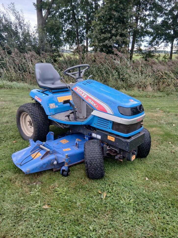 Iseki diesel zitmaaier stuurbekrachtiging, Tuin en Terras, Grasmaaiers, Gebruikt, 50 cm of meer, Ophalen of Verzenden