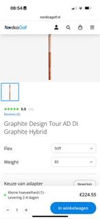 Graphite Design DI Shafts Xstiff - hybrid/3w/driver, Ophalen of Verzenden, Zo goed als nieuw, Club, Overige merken