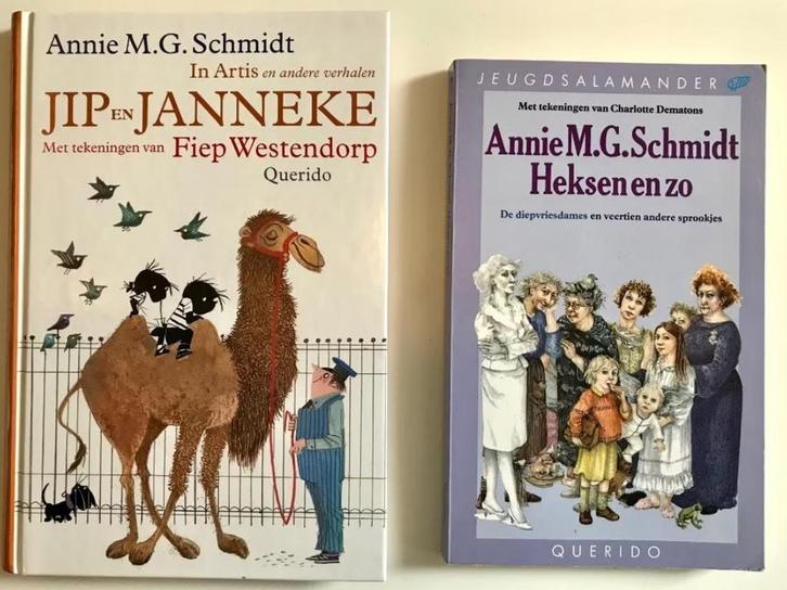 Jip en Janneke in Artis & Heksen en zo - Annie M.G. Schmidt!, Boeken, Kinderboeken | Jeugd | onder 10 jaar, Gelezen, Ophalen of Verzenden