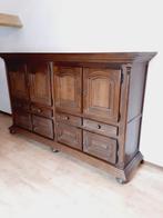 Grote kast/dressoir  degelijk eiken, Ophalen, Gebruikt, Eikenhout, 200 cm of meer