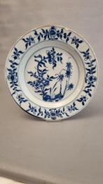 Blauw-wit chinees bord, 19e eeuws, Ophalen of Verzenden