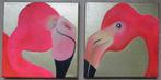 schilderijen verzameld vogels, Minder dan 50 cm, Ophalen of Verzenden, Zo goed als nieuw, Schilderij