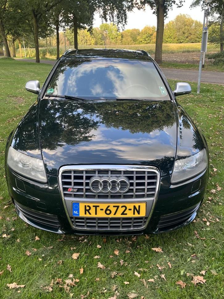 Audi S6 5.2 V10 Avant Quattro 435PK 2008 Groen (Youngtimer), Auto's, Audi, Bedrijf, S6, 4x4, ABS, Airbags, Airconditioning, Alarm