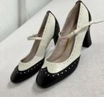 Flapper Mary Jane Next Pumps pump met hakken 38 zwart-wit, Pumps, Wit, Ophalen of Verzenden, A