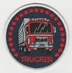 Stoffen embleem / patch Trucker, Ophalen of Verzenden, Gebruikt, Auto's