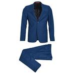 Sneakersuit gala donkerblauw maat 46 als nieuw, Kleding | Heren, Kostuums en Colberts, Runaway for partypeople, Blauw, Ophalen of Verzenden