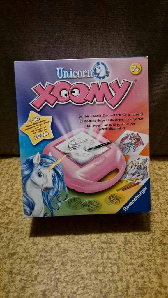 Xoomy Unicorn Tekenmachine - Zo Goed Als Nieuw, Kinderen en Baby's, Speelgoed | Educatief en Creatief, Zo goed als nieuw, Knutselen