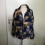 Fuda Vintage zijde bomber maat L, Verzenden, Zo goed als nieuw, Maat 42/44 (L)