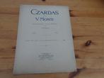 V. Monti - czardas, Muziek en Instrumenten, Bladmuziek, Gebruikt, Ophalen of Verzenden, Artiest of Componist, Piano
