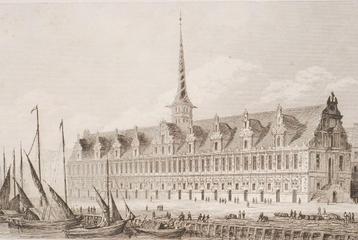 Denemarken - De effectenbeurs in Kopenhagen (1846) beschikbaar voor biedingen