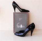 1489 VINTAGE Ferdin sexy highheels lak pumps 38 39, Ophalen of Verzenden, Zo goed als nieuw, Zwart, Pumps