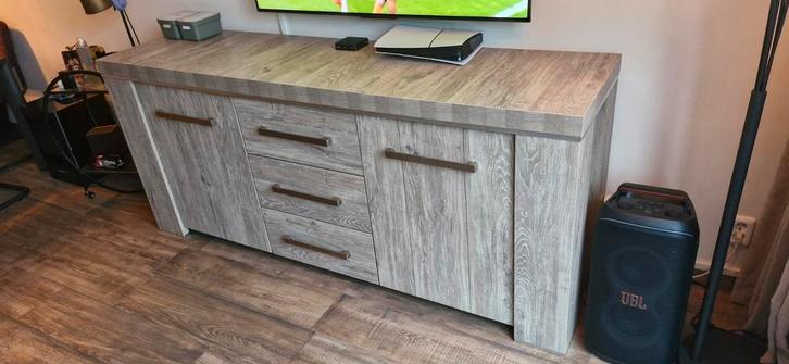 Dressoir en salontafel te koop!, Huis en Inrichting, Kasten | Dressoirs, Gebruikt, 25 tot 50 cm, Ophalen