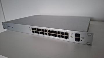 UniFi US-24-250W – 24 Gigabit PoE+ Switch (250W) beschikbaar voor biedingen