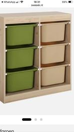 Opbergmeubel nieuw met 6 plastic bakken, Huis en Inrichting, Ophalen, 5 laden of meer, Nieuw, 50 tot 100 cm