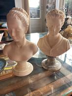 Antieke Buste Set Jongen en Meisje, Antiek en Kunst, Ophalen of Verzenden