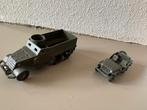 2 miniatuur speelgoed legerauto's, Ophalen of Verzenden, Gebruikt