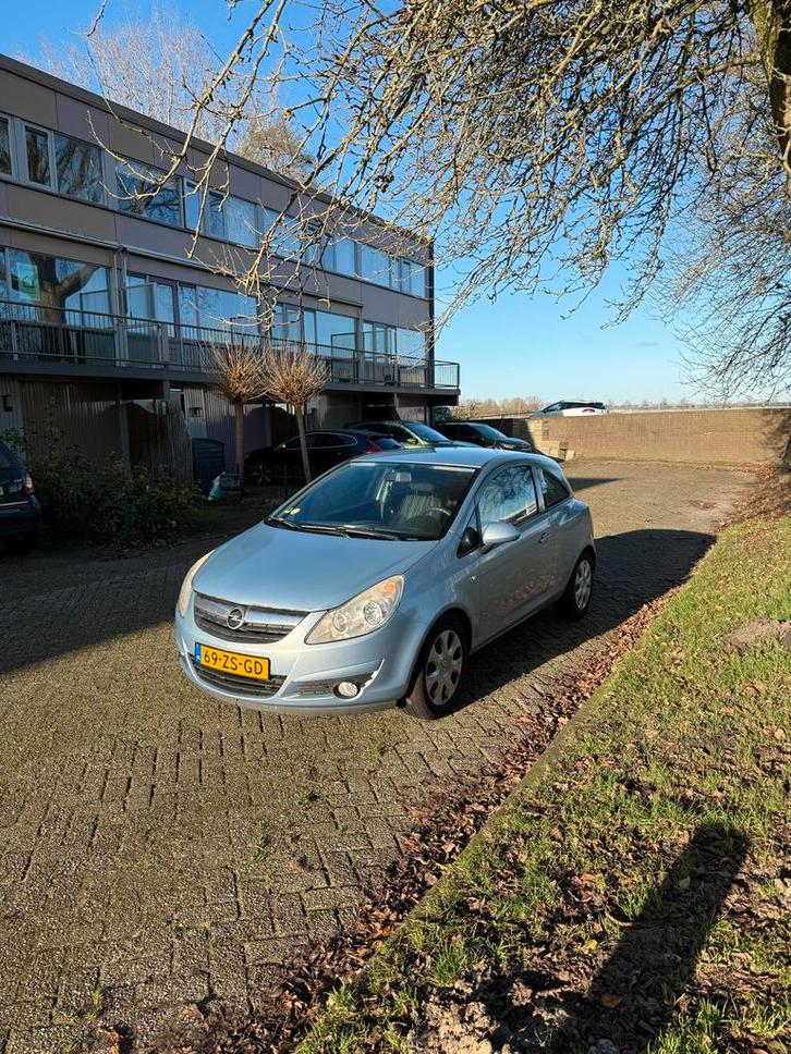 Opel Corsa 2008 Blauw, Auto's, Opel, Particulier, Corsa, Airbags, Airconditioning, Android Auto, Apple Carplay, Bluetooth, Centrale vergrendeling