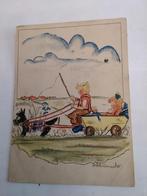 EZEL TREKT KAR MET KINDEREN. M. SCHUMACHER, Ophalen of Verzenden, Kinderen