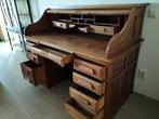 Engels rolluikbureau eiken, Antiek en Kunst, Ophalen