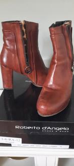 Enkellaarsjes Roberto  d' Angelo, Kleding | Dames, Schoenen, Ophalen of Verzenden, Zo goed als nieuw, Bruin