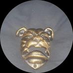 Gietijzeren Bulldog Hoofd Flesopener - Vintage Muur- Rustiek, Ophalen of Verzenden