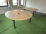 Ronde tafel/ vergadertafel met stopcontact 200xH75 cm, 2 st, Gebruikt, Verzenden, 150 tot 200 cm, Rond