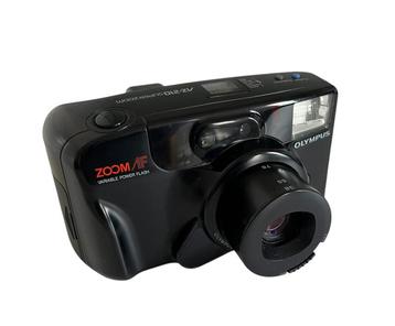 Olympus AZ-210 analoge foto Camera met tas en 2 new accu’s beschikbaar voor biedingen