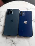 Iphone 12 + iphone 12 pro max, Telecommunicatie, Mobiele telefoons | Apple iPhone, 128 GB, Blauw, Ophalen of Verzenden, Zo goed als nieuw
