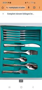 Solingen verguld bestek 30 delig edelstaal roestvrij, Ophalen of Verzenden, Nieuw, Rvs of Chroom