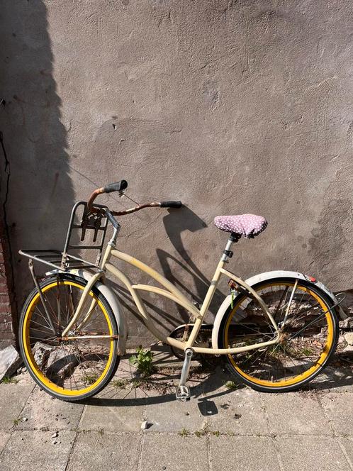 Johnny Loco beach cruiser met rekje, Fietsen en Brommers, Fietsen | Cruisers en Lowriders, Gebruikt, Cruiser, Staal, Ophalen